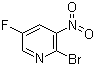 2-Bromo-5-fluoro-3-nitropyridine molecular structure (CAS 652160-72-0)