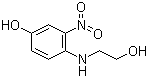 structure of CAS# 65235-31-6, 4-((2-Hydroxyethyl)amino)-3-nitrophenol;3-Nitro-p-hydroxyethylaminophenol