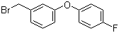 结构式 CAS# 65295-58-1, 3-(4-氟苯氧基)溴化苄