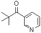 structure of CAS# 65321-29-1, 3-Trimethylacetylpyridine;3-Pivaloylpyridine