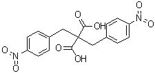 2,2-Bis(4-nitrobenzyl)malonic acid molecular structure (CAS 653306-99-1)