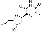 5-(2-Deoxy-beta-D-erythro-pentofuranosyl)-1-methyl-2,4(1H,3H)-pyrimidinedione molecular structure (CAS 65358-15-8)