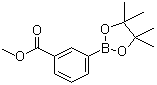 结构式 CAS# 653589-95-8, 2-甲氧基羰基苯硼酸频哪醇酯