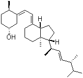 (3beta,5Z,7E,10alpha,22E)-9,10-Secoergosta-5,7,22-trien-3-ol molecular structure (CAS 65377-86-8)