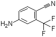 structure of CAS# 654-70-6, 4-Amino-2-(trifluoromethyl)benzonitrile;5-Amino-2-cyanobenzotrifluoride