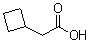 结构式 CAS# 6540-33-6, 环丁烷乙酸