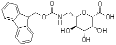 2,6-Anhydro-7-deoxy-7-[[(9H-fluoren-9-ylmethoxy)carbonyl]amino]-L-glycero-L-galacto-heptonic acid molecular structure (CAS 655246-28-9)