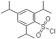 2,4,6-Triisopropylbenzenesulfonyl chloride molecular structure (CAS 6553-96-4)