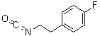 structure of CAS# 65535-53-7, 4-Fluorophenethyl isocyanate;1-Fluoro-4-(2-isocyanatoethyl)benzene; 2-(4-Fluorophenyl)ethyl isocyanate