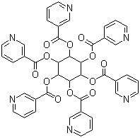 Inositol nicotinate  molecular structure (CAS 6556-11-2)