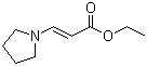 structure of CAS# 65651-80-1, Ethyl trans-3-(1-pyrrolidinyl)acrylate