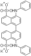 4,4'-Dianilino-1,1'-binaphthyl-5,5'-disulfonic acid dipotassium salt molecular structure (CAS 65664-81-5)