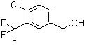 结构式 CAS# 65735-71-9, 4-氯-3-三氟甲基苄醇; 4-氯-3-三氟甲基苯甲醇
