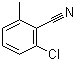 2-氯-6-甲基苯甲腈分子结构 (CAS 6575-09-3)