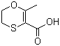 结构式 CAS# 6577-69-1, 2-甲基-5,6-二氢-1,4-氧硫杂环己二烯-3-甲酸