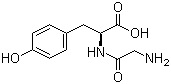 结构式 CAS# 658-79-7, 甘氨酰-L-酪氨酸