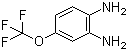 4-(三氟甲氧基)苯-1,2-二胺分子结构 (CAS 658-89-9)