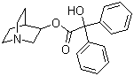 3-Quinuclidinyl benzilate molecular structure (CAS 6581-06-2)