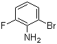 2-Bromo-6-fluoroaniline molecular structure (CAS 65896-11-9)