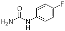 结构式 CAS# 659-30-3, 4-氟苯基脲