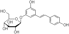 Polydatin molecular structure (CAS 65914-17-2)