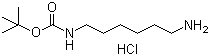 structure of CAS# 65915-94-8, N-Boc-1,6-hexanediamine hydrochloride
