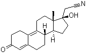 结构式 CAS# 65928-58-7, 地诺孕素
