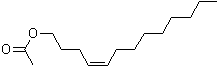 (Z)-4-Tridecen-1-ol acetate molecular structure (CAS 65954-19-0)