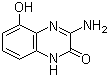 结构式 CAS# 659729-85-8, 3-氨基-5-羟基喹喔啉-2-(1H)-酮