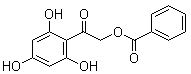 结构式 CAS# 65982-77-6, 2'-(苯甲酰氧基)根皮乙酰苯