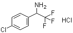 结构式 CAS# 65990-86-5, 4-氯-alpha-(三氟甲基)苯甲胺盐酸盐