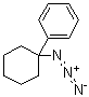 1-Azido-1-phenylcyclohexane molecular structure (CAS 66021-71-4)