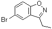5-Bromo-3-ethyl-1,2-benzisoxazole molecular structure (CAS 66033-87-2)