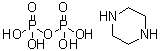 Piperazine monopyrophosphate molecular structure (CAS 66034-17-1)