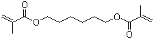 1,6-Hexanediol dimethacrylate molecular structure (CAS 6606-59-3)