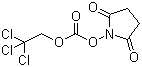 琥珀酰亚胺基 2,2,2-三氯乙基碳酸酯分子结构 (CAS 66065-85-8)