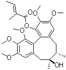 Tigloylgomisin H molecular structure (CAS 66069-55-4)
