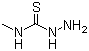 structure of CAS# 6610-29-3, 4-Methylthiosemicarbazide;4-Methyl-3-thiosemicarbazide; N-Methyl-hydrazine carbothioamide