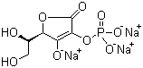 Sodium L-ascorbyl-2-phosphate molecular structure (CAS 66170-10-3)