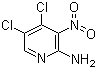 structure of CAS# 662116-67-8, 4,5-Dichloro-3-nitropyridin-2-amine;2-Amino-4,5-dichloro-3-nitropyridine