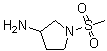 3-Amino-1-(methylsulfonyl)pyrrolidine molecular structure (CAS 662116-71-4)
