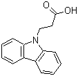 3-(Carbazol-9-yl)propionic acid molecular structure (CAS 6622-54-4)