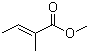 Methyl tiglate molecular structure (CAS 6622-76-0)
