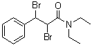 2,3-Dibromo-N,N-diethyl-3-phenylpropanamide molecular structure (CAS 6628-47-3)