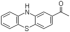 structure of CAS# 6631-94-3, 2-Acetylphenothiazine ;Methyl phenothiazin-2-yl ketone