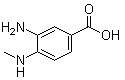 结构式 CAS# 66315-15-9, 3-氨基-4-甲基氨基苯甲酸