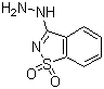 3-Hydrazino-1,2-benzisothiazole 1,1-dioxide molecular structure (CAS 6635-42-3)