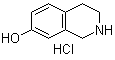 structure of CAS# 66393-01-9, 7-Hydroxy-1,2,3,4-tetrahydroisoquinoline hydrochloride