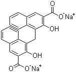 帕莫酸二钠盐分子结构 (CAS 6640-22-8)