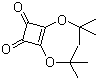 3,4-Di(tert-butoxy)-3-cyclobutene-1,2-dione molecular structure (CAS 66478-66-8)